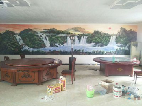 安化墙绘-写实风景