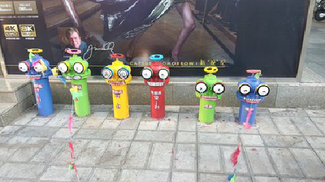 安化商业区彩绘