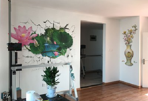 安化墙体彩绘相比墙纸的优势。