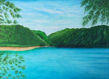 安化在墙绘中，如何绘画绿水青山？