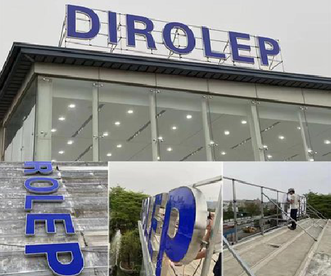 安化楼顶发光字安装的注意事项。